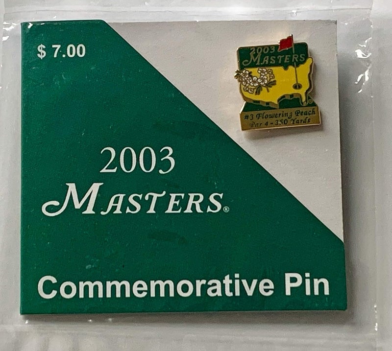 Master's 2003 golf pin commemorative - Image 1